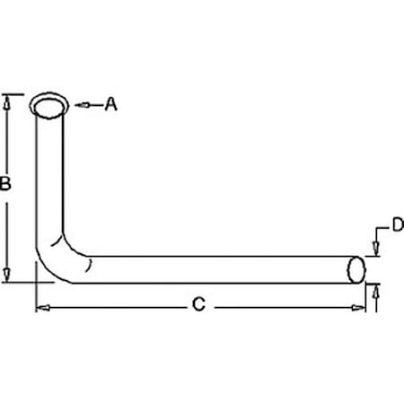 Aftermarket Exhaust Pipe 181460M1